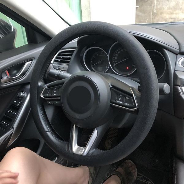 

car silicone steering wheel cover for 2 3 5 6 cx-5 cx7 cx-8 cx9 cx-3 cx-4 cx-30 mx-5 atenza axela bt-50 hazumi takeri koer1