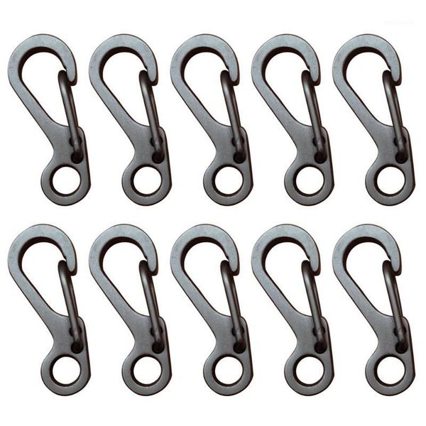 

wholesale-10pcs mini carabiner keychain mountaineering spring tactical outdoor survival equipment camping bottle hooks survival buckle1