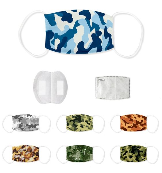 

colors earloop respirator anti-dust 15 face mask camouflage mouth masks camo print