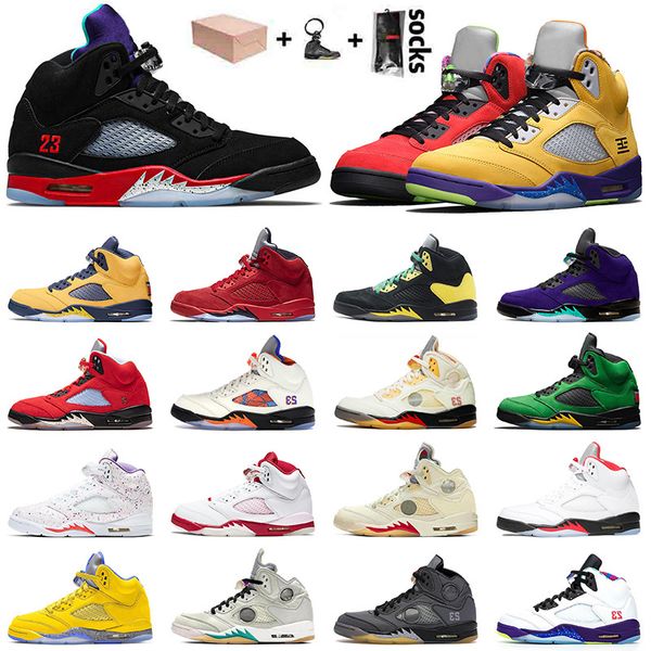 

basketball shoes 5 5s v sail what the with box luxury jumpman black muslin stealth off mens womens trainers sneakers 40-47