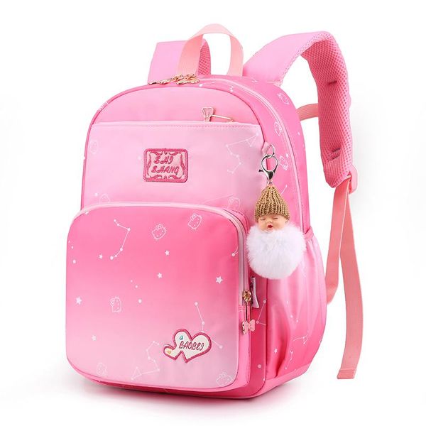 

backpack for girls school women kids female gradient printed children cute embroidery bags 2020 new items over the shoulder