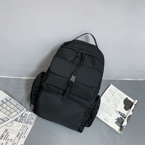 

high-capacity portable casual bag solid korean softback backpack hombre bags for man db60bb d7tc