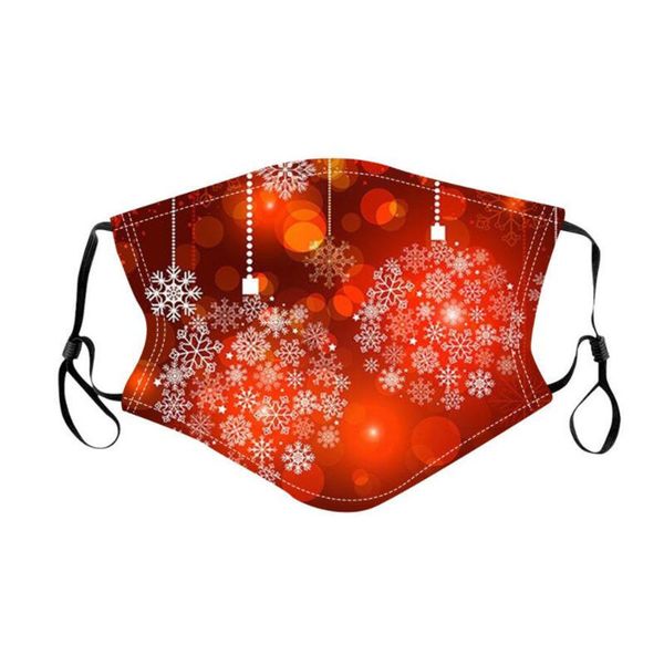 

face designer mask men christmas women dustproof cotton red mouth masks snowflake socks deer print facemask