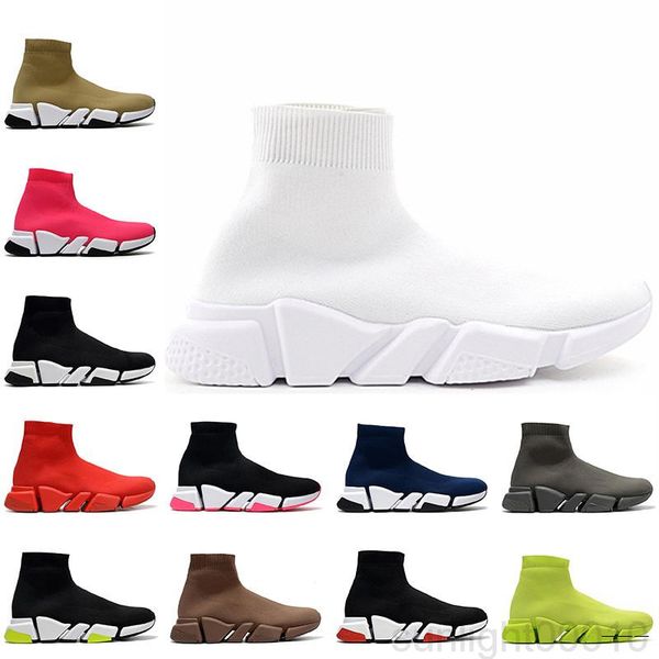 

2021 mens women sock shoe speed trainer jogging shoes sock sneakers casual shoe paris race runners black casual boots sports trainers ls8l