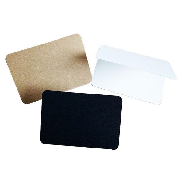 

10pcs/lot blank folding postcard three selection kraft paper postcard greeting gift card 10pcs/l bbyokw