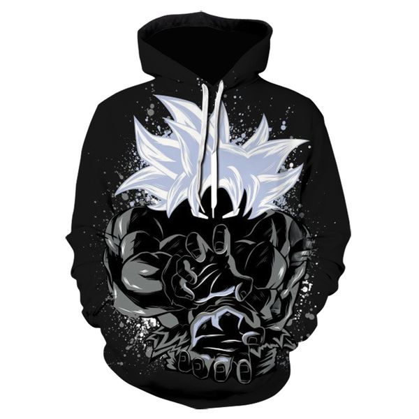 

anime dragon z hoodies men 2020 autumn winter men jacekt sweatshirt tracksuits brand clothing hoody plus size sweat c0127, Black