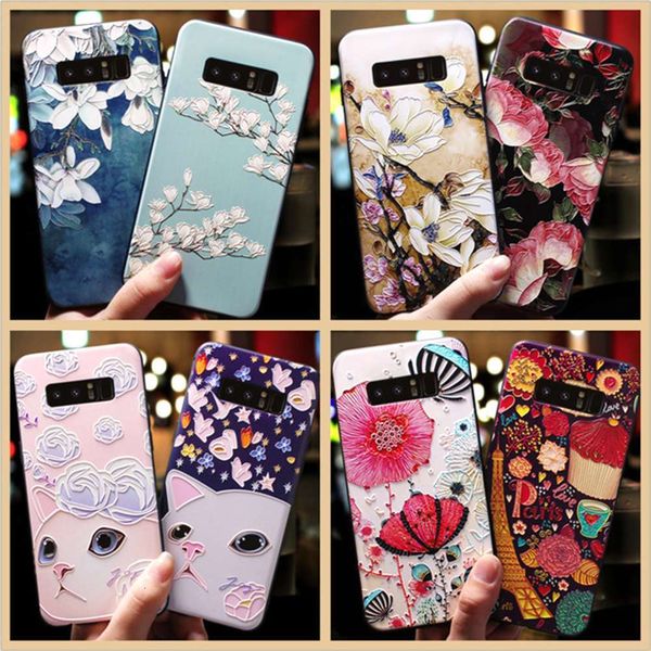 

samsung galaxy a51 a50 a10s a20 a30 s a40 a70 a71 s7 edge s8 s9 s10 s11 + s11e s10e 3d relief soft tpu covervfe1