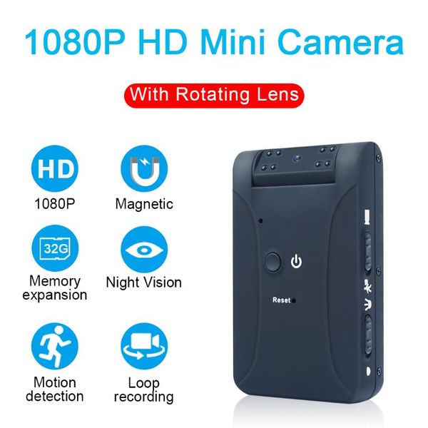 

tmyioyc 1080 mini camera with 1200mah infrared night vision mobile monitoring camera recording 8 hours sports mini dv