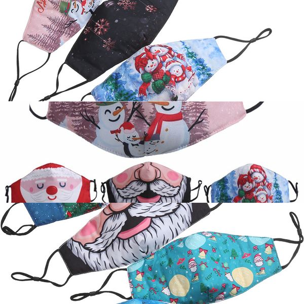 

santa designer fashion snowman mask face christmas masks boys girls 3d printing dustproof fog facemprotectionsy0c