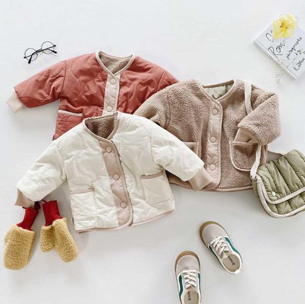 

down coat winter kids outerwear boys girls jacket year's costumes for warm baby vest child fur clothing clothes1, Blue;gray