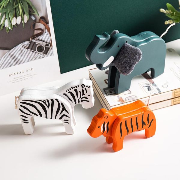 

decorative objects & figurines home decoration accessories modern room elephants christmas gift wood miniature