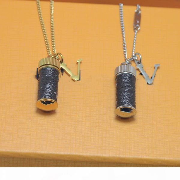 

selling perfume bottle necklace couple necklace 2 color golden long necklace fashion jewelry supply wholesale, Silver