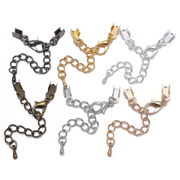 

10 шт. / лот 3 4 5 8 мм шнурные клипы extender chate change class clasp для ювелирных изделий diy браслет sqcjls