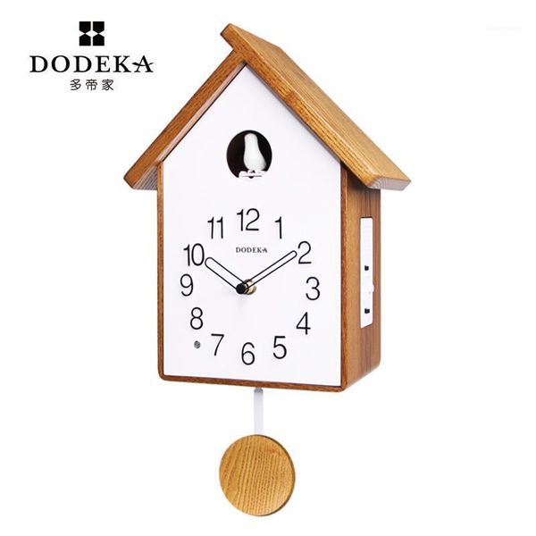 

pendulum nordic wall clock creative wooden modern cuckoo clock stylish wall clocks relogio cuco decoration accessories 50wc1