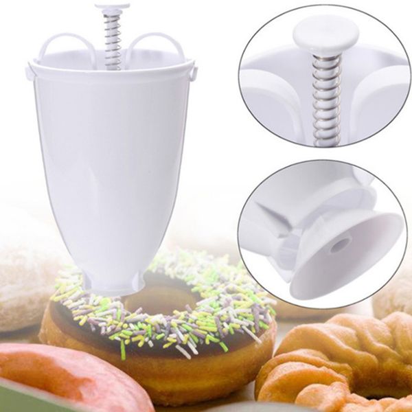 

plastic doughnut maker doughnut mold doughnut diy tool kitchen pastry making bake ware baking tools for cakes donut mold