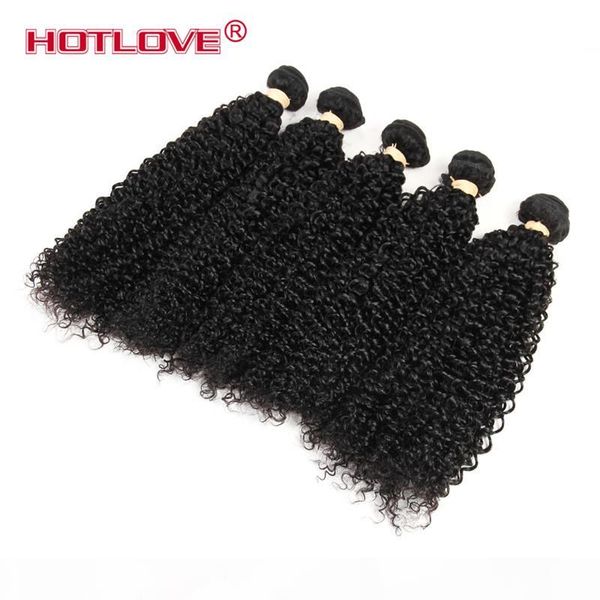 

ove malaysian virgin kinky curly human hair 100 grams bundle straight loose deep body wavy natural black 1 pcs lot