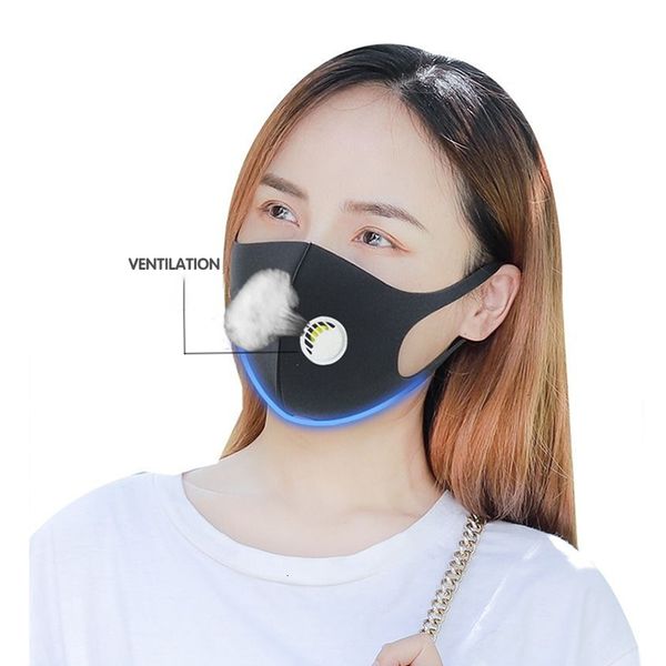

mask k ice silk designer cotton n face with aspirator valve breathing washable reusable fans protective mouth