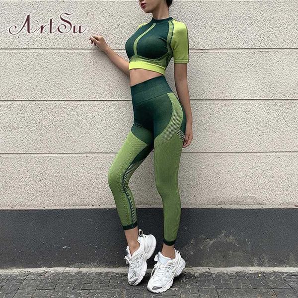 

short sleeve crop two piece set tracksuit women casual sportwear fitness high fashion streetwear skinny female assu501091, White