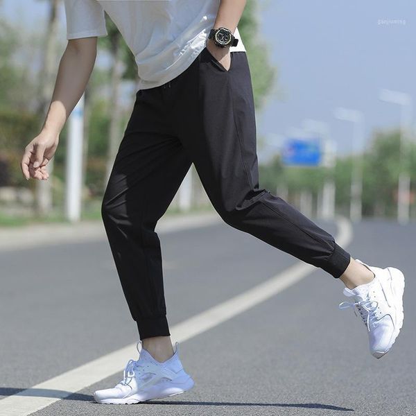 

harem pants men black casual plus size fashion korean streetwear men's trousers solid sports gym males baggy bottoms grey soft1