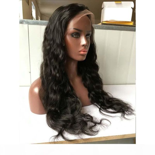 

2019 african american silk glueless full lace wigs, silk base lace front wigs wavy, peruvian human hair wigs for sale, Black;brown