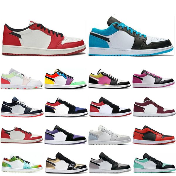 

men low 1 1s basketball shoes island green multicolor paris shadow laser blue sneakers varsity red outdoor mens trainers shoes 5.5-12