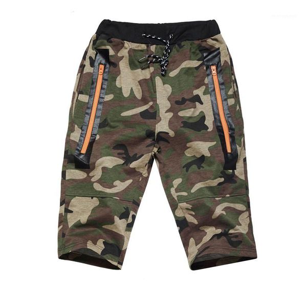 

men's shorts plus size m-3xl camouflage men's fashion streetwear elastic waist men leisure beach zip pocket1, White;black