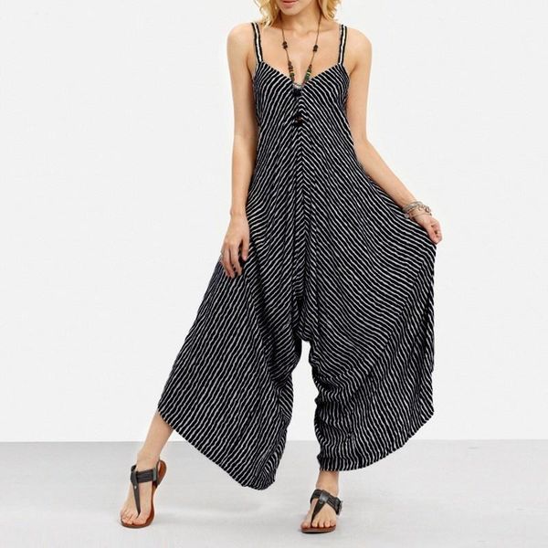 

womens oversized strapless casual loose striped beach wear backles1, Gray