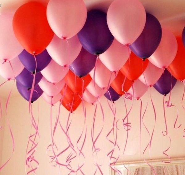 

6 roll/set balloon ribbon roll curling tapes rope wedding birthday party decoration diy gift jllfhb home003