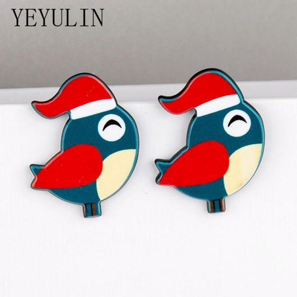 

cute enamel penguin stud earring for women girls small penguins art fashion stud earrings ear jewelry gifts, Golden;silver