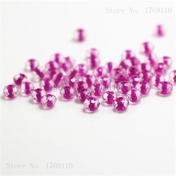 

isywaka full clear red color 4*6mm 50pcs rondelle austria faceted crystal glass bead loose spacer round bead for jewelry making bbyqra