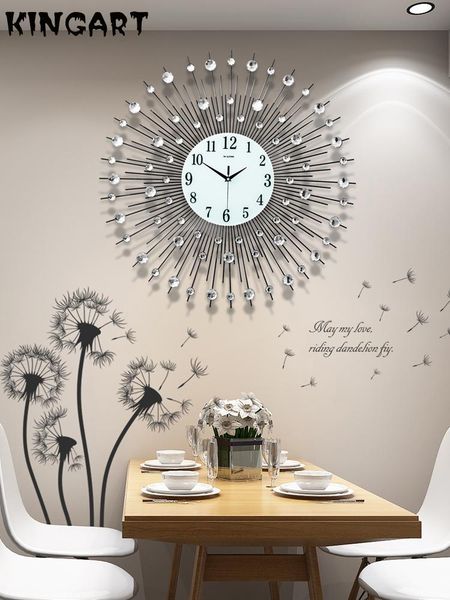 

wall clocks luxury clock 3d art watch big metal morden design home decor vintage large hanging 3570480