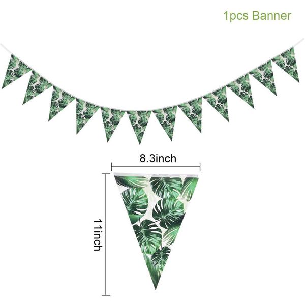 

fengreise черепаха листья бумага бумаги чашка чашка гавайи партия поставляет гавайские день рождения тропические листья одноразовые партии с