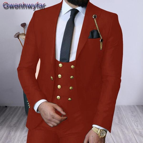 

men's suits & blazers gwenhwyfar terno masculino,costume homme party groom tuxedo,peaked lapel 3 pcs mens wedding dress suits,male blaz, White;black