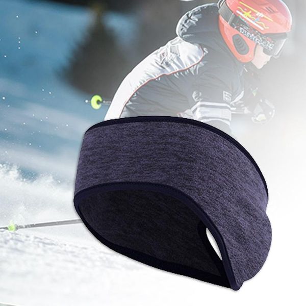 

sports headband autumn and winter outdoor running cationic warm ear protection headband windproof, Yellow;black