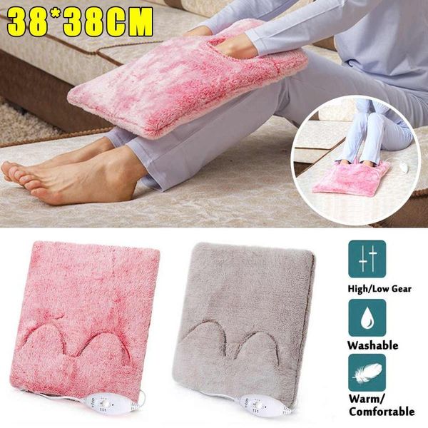 

220v electric heating pad foot hand warmer winter adjustable sofa chair warm cushion detachable rug home electric heater blanket
