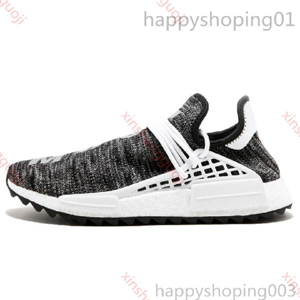

quality red white orange human race trail running shoes holi black blue gream men women pharrell williams hu runner sports sneakers