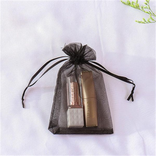 

50pcs organza bags delicate solid bags cute 7x9cm 9x12cm 10x15cm 13x18cm custom logo jewelry kids candy package design bbyesc