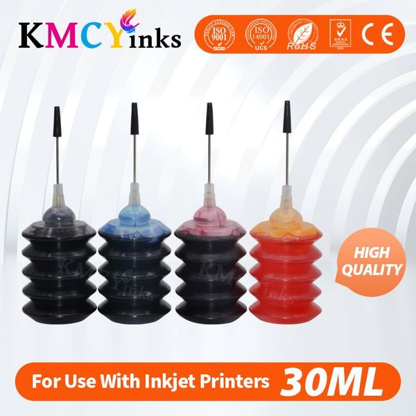 

kmcyinks 30ml printer ink refill kit for 300 300 xl deskjet d1660 d2560 d2660 f2420 printer ink cartridge ciss tank