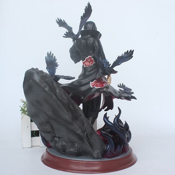 

28cm anime naruto uchiha itachi gk statue figure toy pvc figurine collection model gift y200421