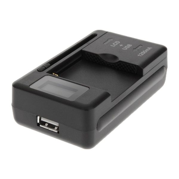 

intelligent lcd indicator display usb port universal battery charger au plug