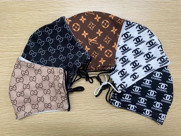 

mask popular letter washable face designer dustproof respirator cycling men and women outdoor sports print cotton mouth