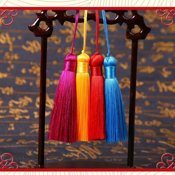 

5 15pcs mini polyester fat tassels fringe curtain diy craft trim for curtains jewelry diy wedding home decor accessor h jllwrg