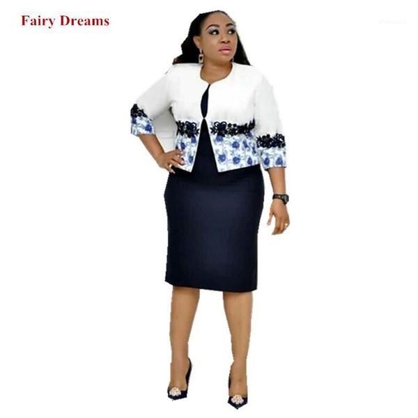 

dashiki african clothing women 2 piece sets derss and coat suits print white cardigan summer blue pink pencil dress fairy dreams1, Red