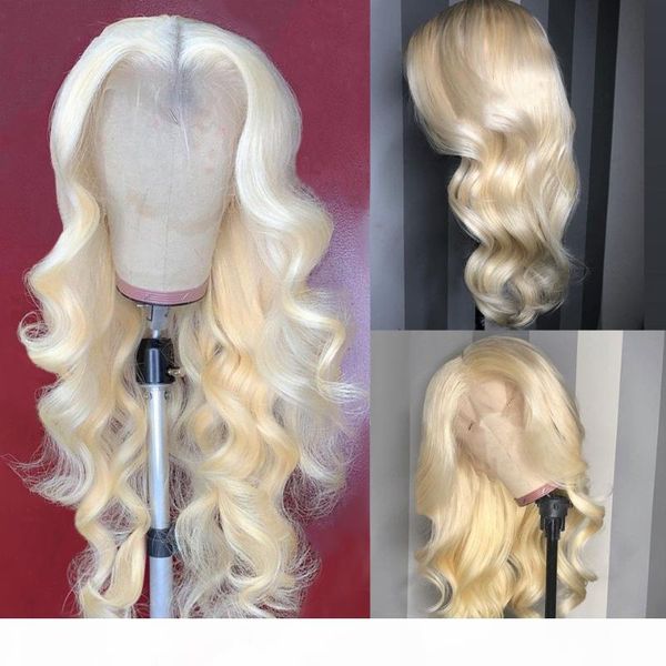 

bib t lace front human hair wigs middle part natural body wave wig brazilian remy hair wig for women transparent pre plucked, Black;brown