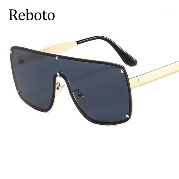 

2021 oversized women's sunglasses trend new fashion rimless sun glasses female gradient shades uv4001, White;black