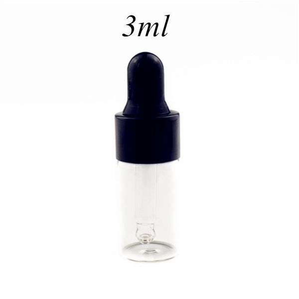 

10pcs/lot l 5ml clear glass eye dropper bottle essential oil display vials small serum perfume transparent sample tes qylqgi