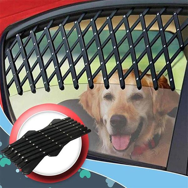 

kennels & pens universal car window travel vent pet dog puppy security ventilation grill mesh guard fence
