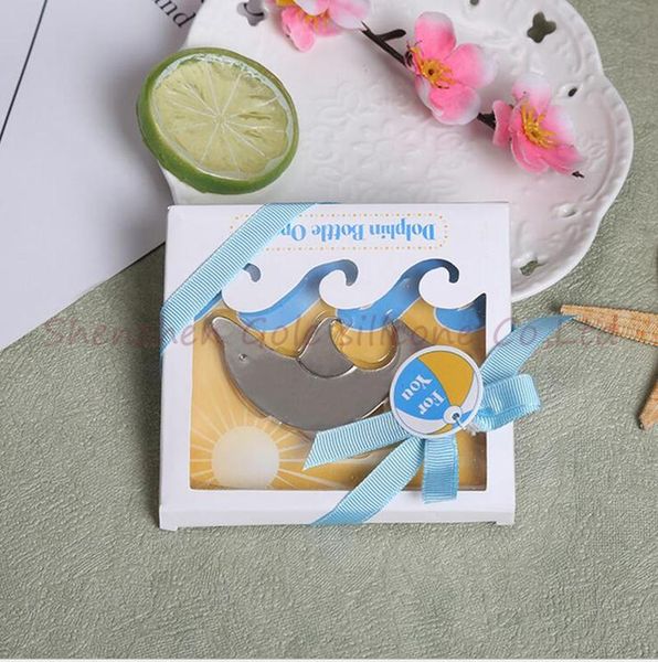 

wedding favor gift and giveaways for guest -- beach party adorable dolphin bottle opener party souvenir 100pcs/lot