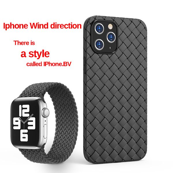 

new braided protective cover iphone12 case suitable for apple 8 11 x xr xs max 11pro mobile phone case creative mobile phone case