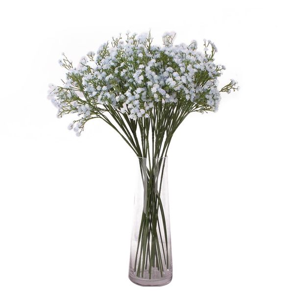 

искусственные цветы пластиковые gypsophila diy цветочные букеты домашнее декор для свадебных цветов головы вечеринки украшения е ббыфт